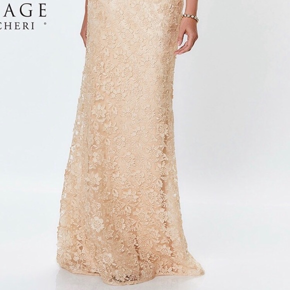 NEVER WORN Champagne mother of the bride dress - Picture 2 of 3